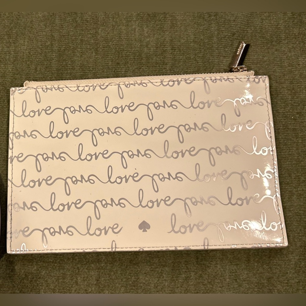 KATE SPADE “LOVE” WRISTLET POUCH